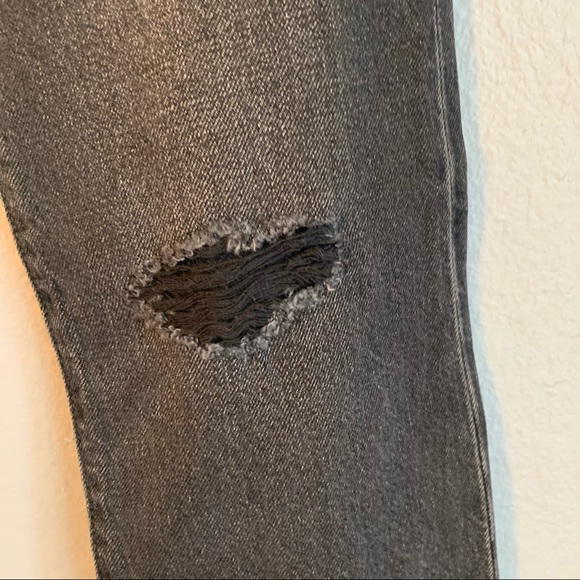 Levi’s Premium 501 Skinny Black Distressed Jeans - Picture 7 of 13